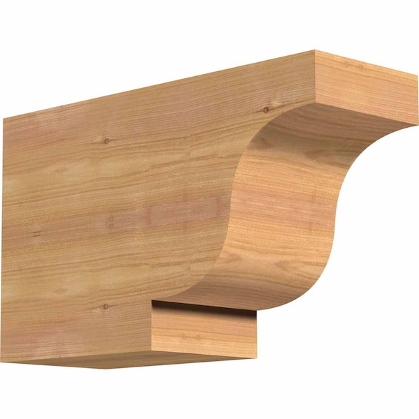 Ekena Millwork Newport Smooth Rafter Tail, Western Red Cedar, 5 1/2"W x 10"H x 16"L RFT06X10X16NEW00SWR - main